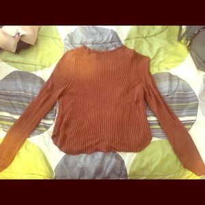 American apparel brown sweater